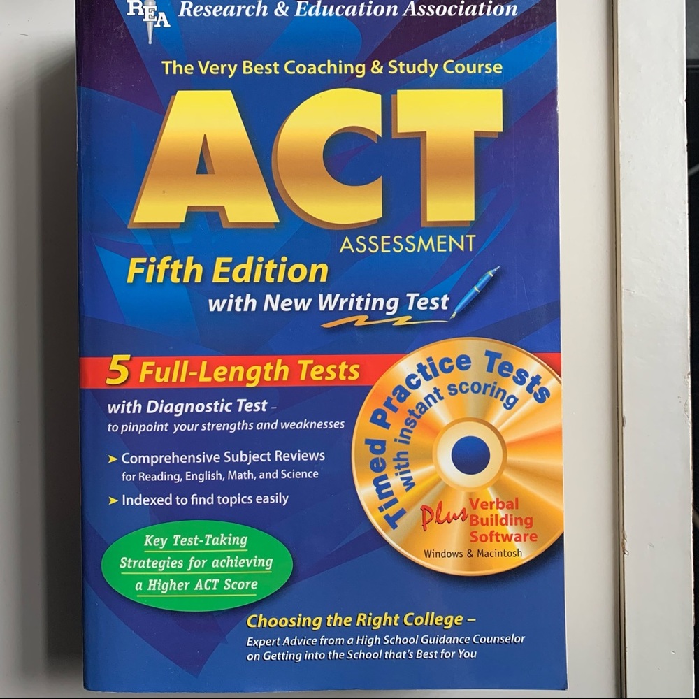 ACT Assessment 5th Edition, Timed Practice Tests with Instant Scoring.